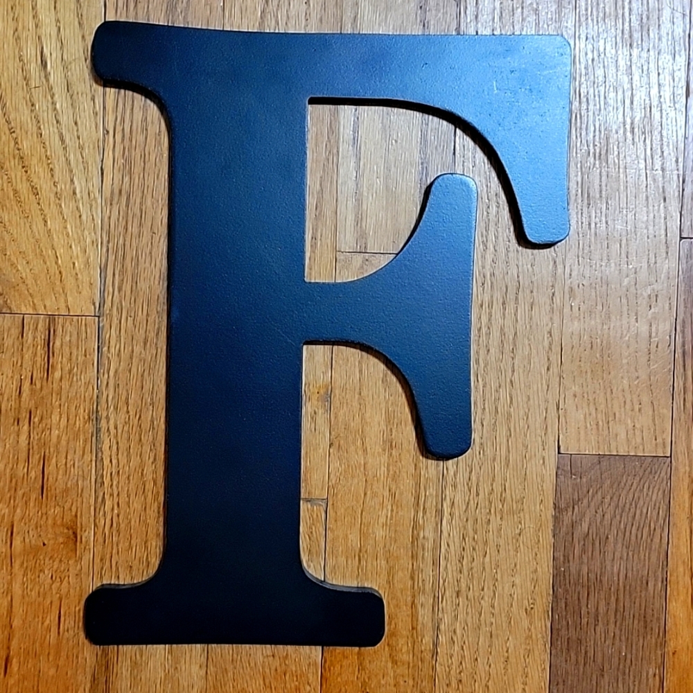 F initial, bought at Hobby Lobby for $7.99